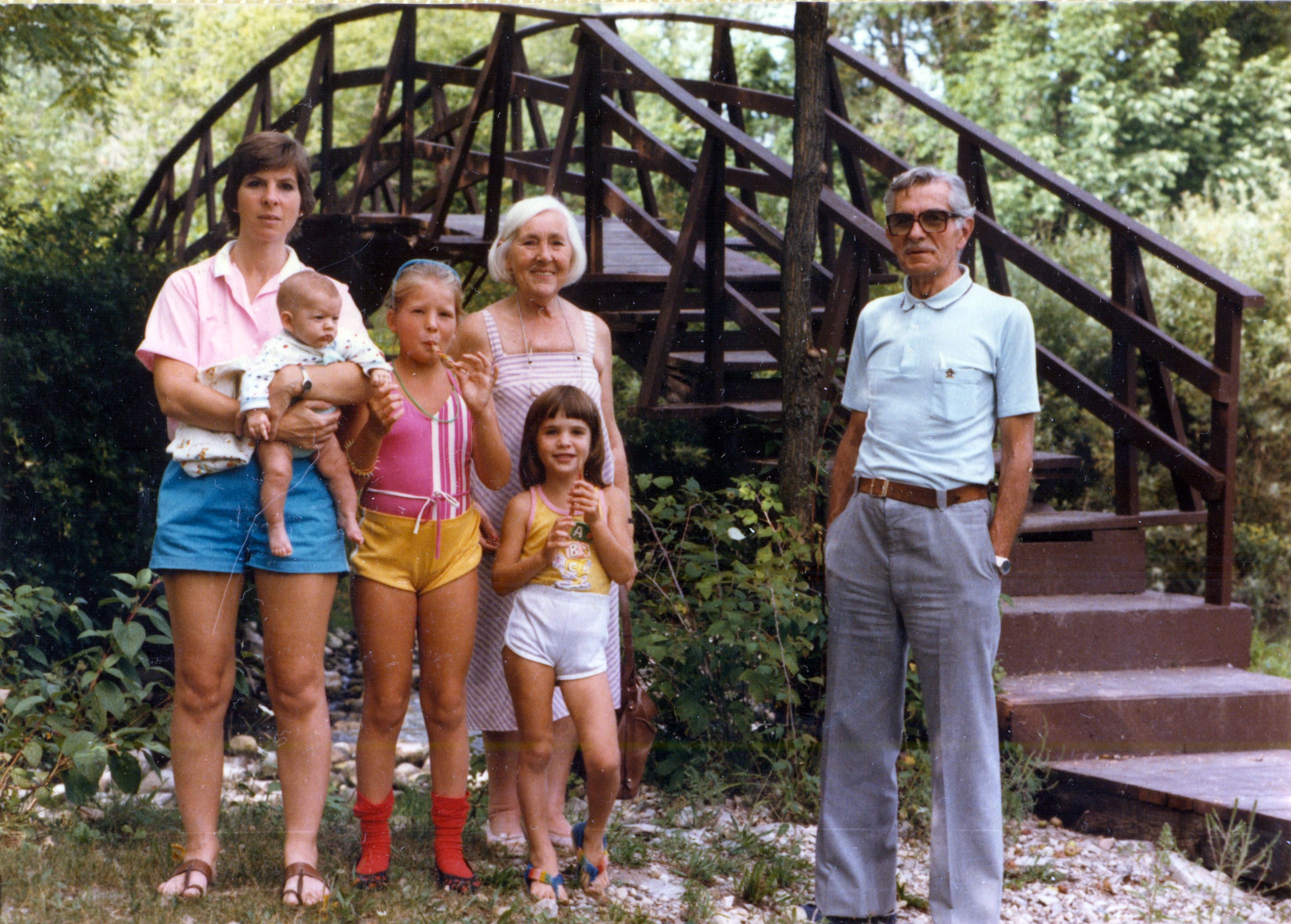 Cathy’s parents, 1985